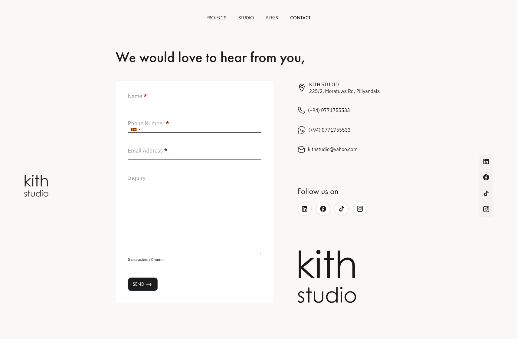 kithstudio contact-ideafoxlk